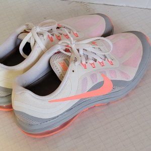 Nike Max Dynasty 2 Fitsoles 852445-106 Running Sneakers Shoes Orange Swoosh 9